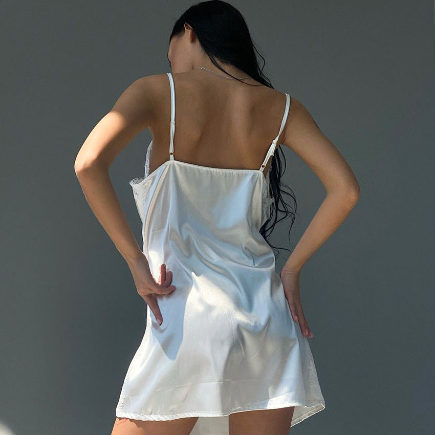 moteriški naktinukai ant petnešėlių