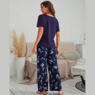 patogi moteriška pižama su kelnėmis ir marškinėliais