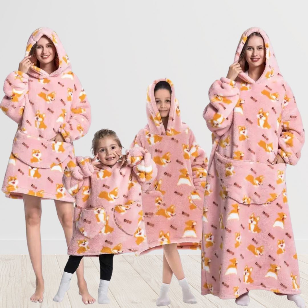 šiltas pledas džemperis